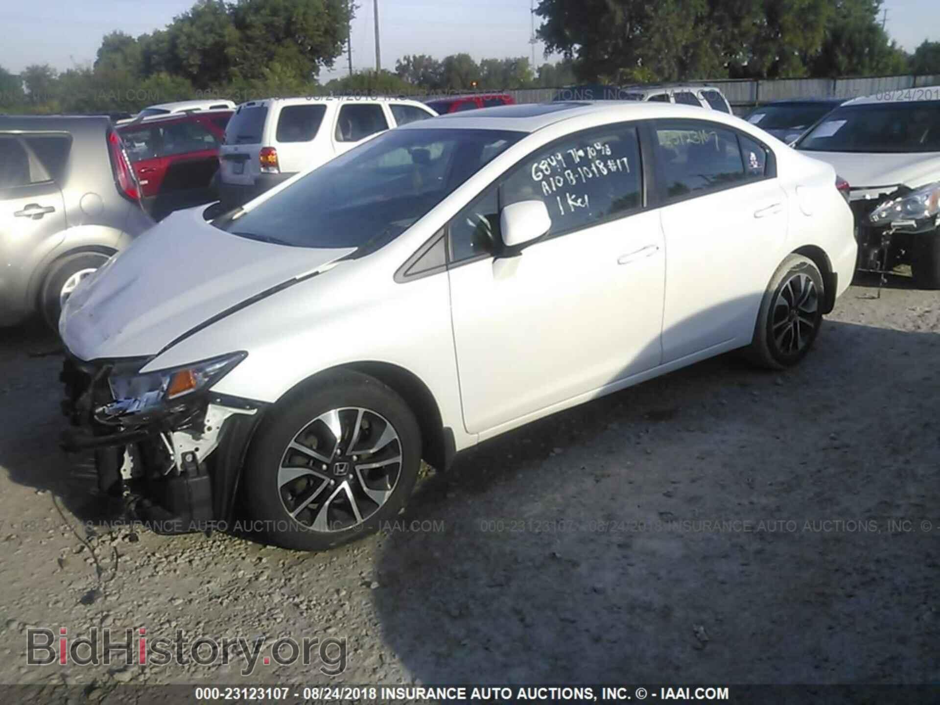 2013 Honda Civic - VIN: 19XFB2F99DE035252 - Фото 2