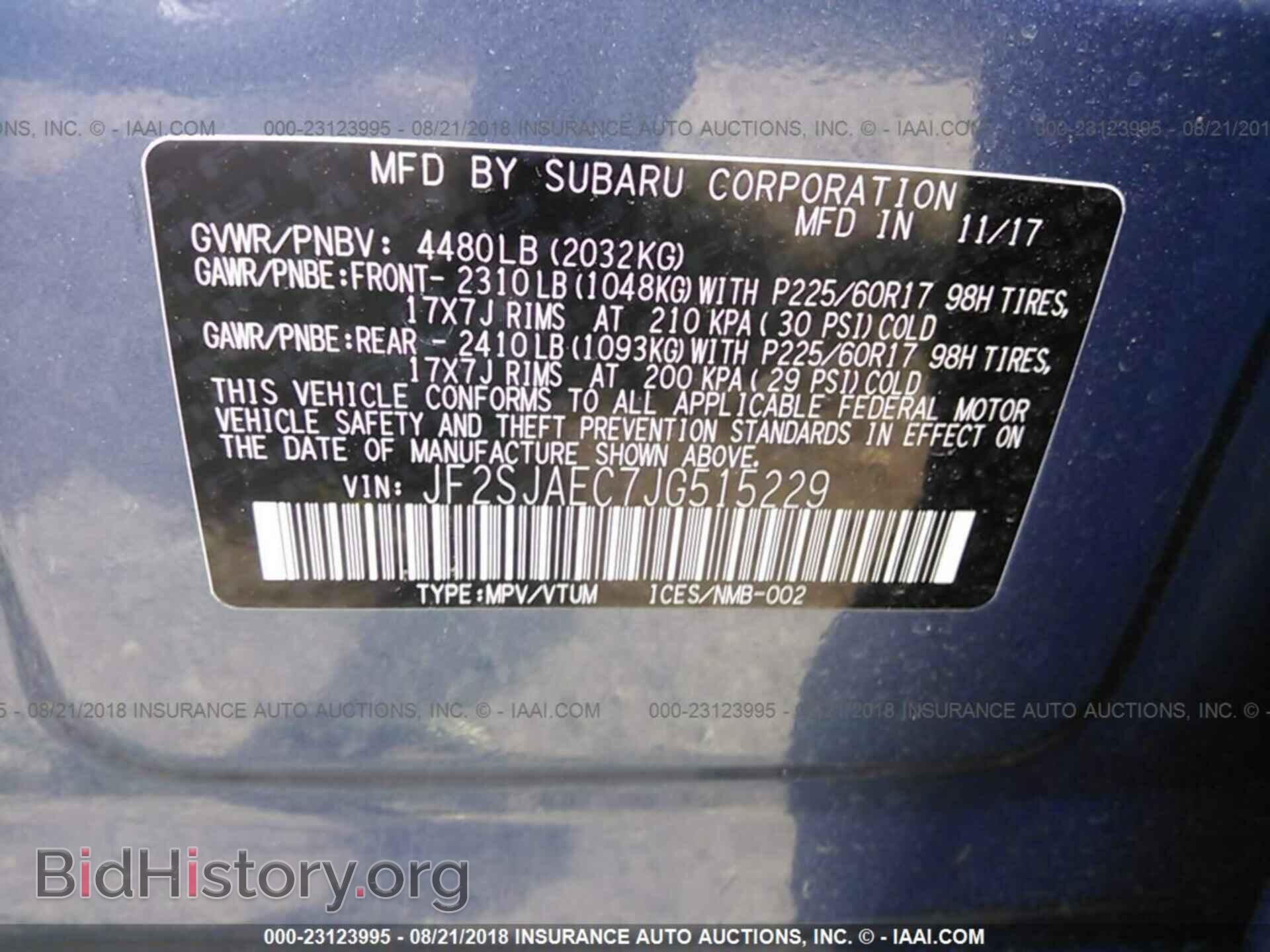2018 Subaru Forester - VIN: JF2SJAEC7JG515229 - Photo 9
