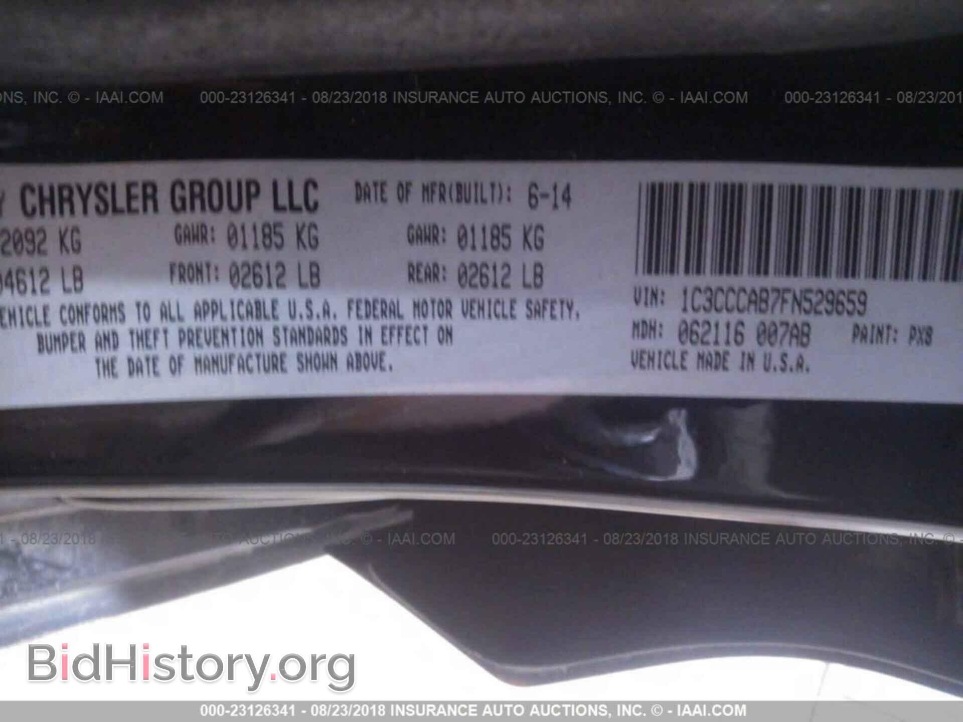 2015 Chrysler 200 - VIN: 1C3CCCAB7FN529659 - Photo 9