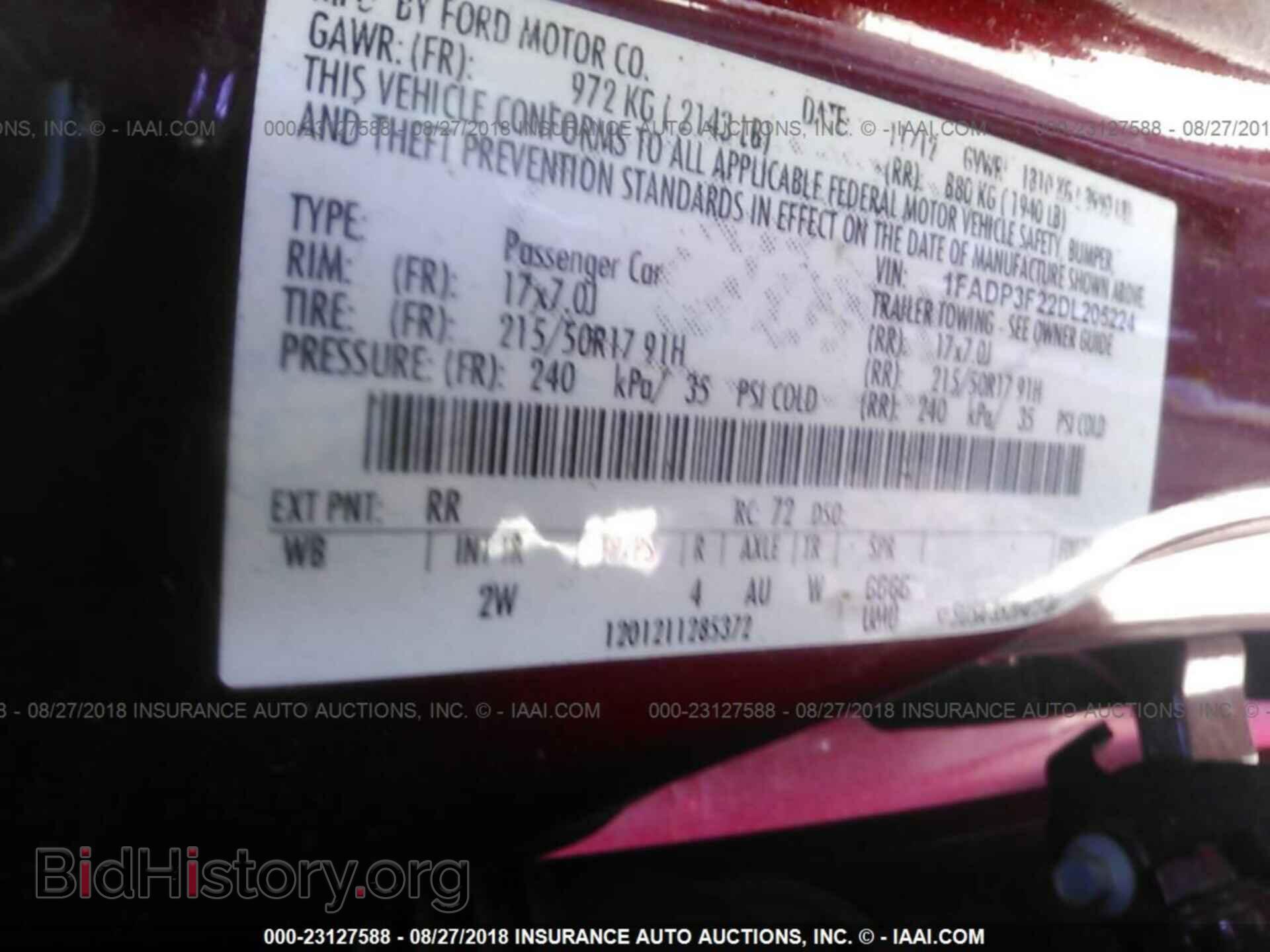2013 Ford Focus - VIN: 1FADP3F22DL205224 - Фото 8