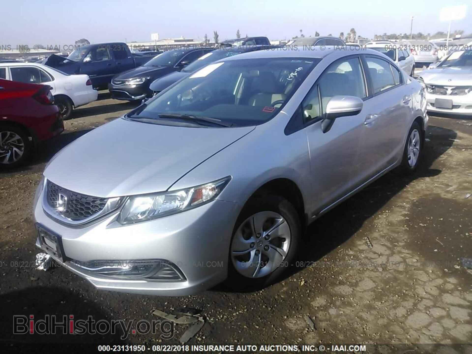 2014 Honda Civic - VIN: 2HGFB2F54EH501156 - Фото 2