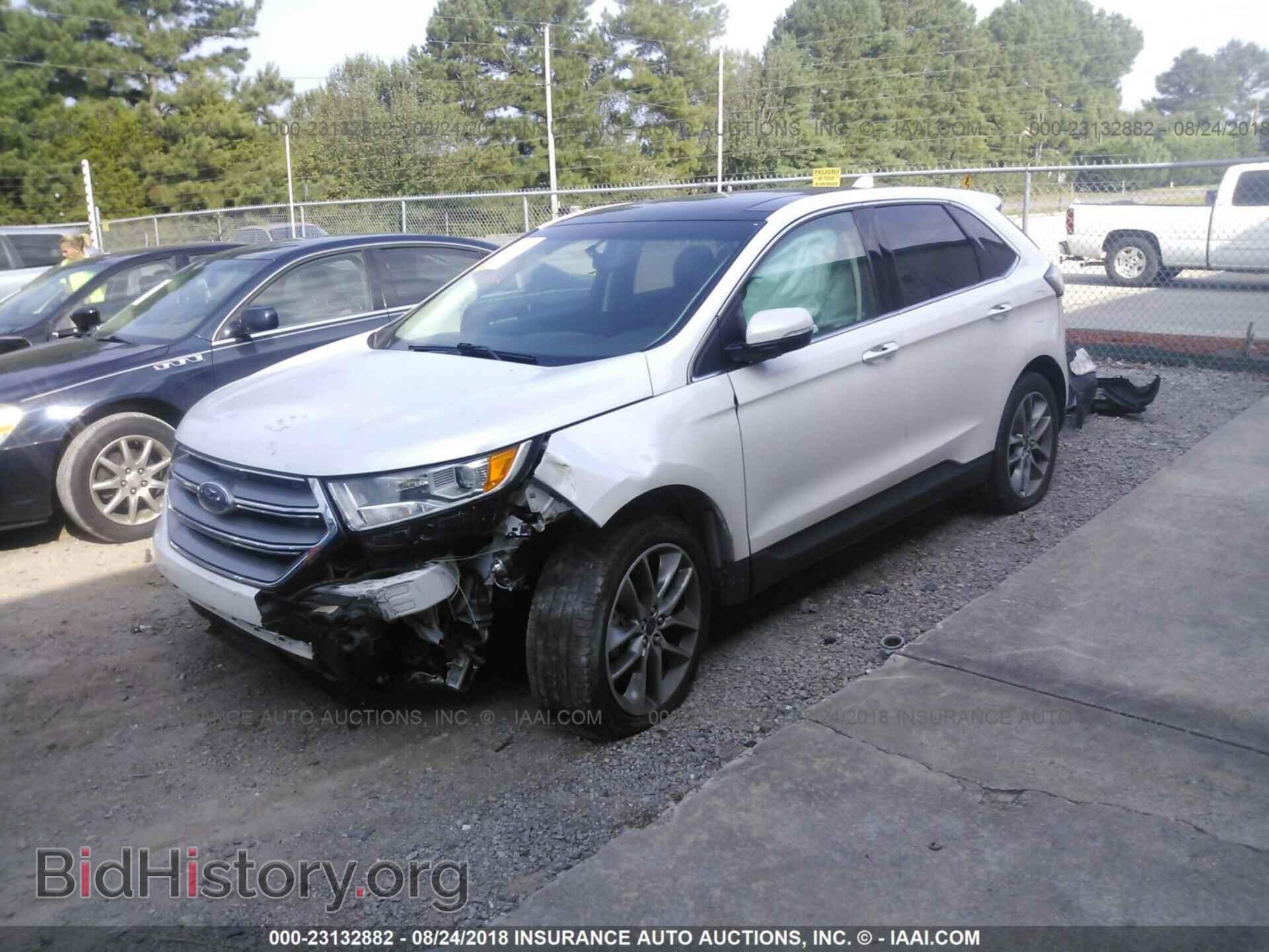 2015 Ford Edge - VIN: 2FMTK3K90FBC37191 - Фото 2