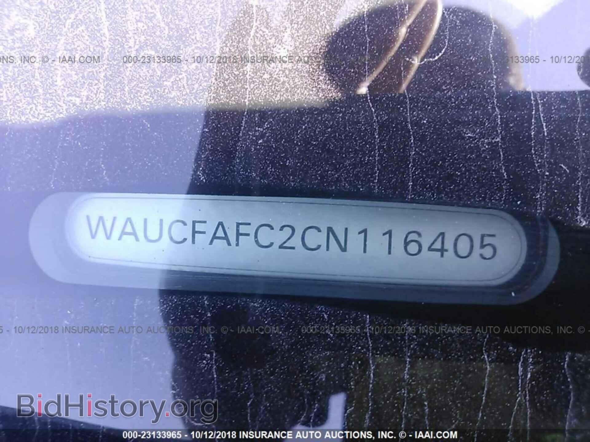 2012 Audi A6 - VIN: WAUCFAFC2CN116405 - Фото 9
