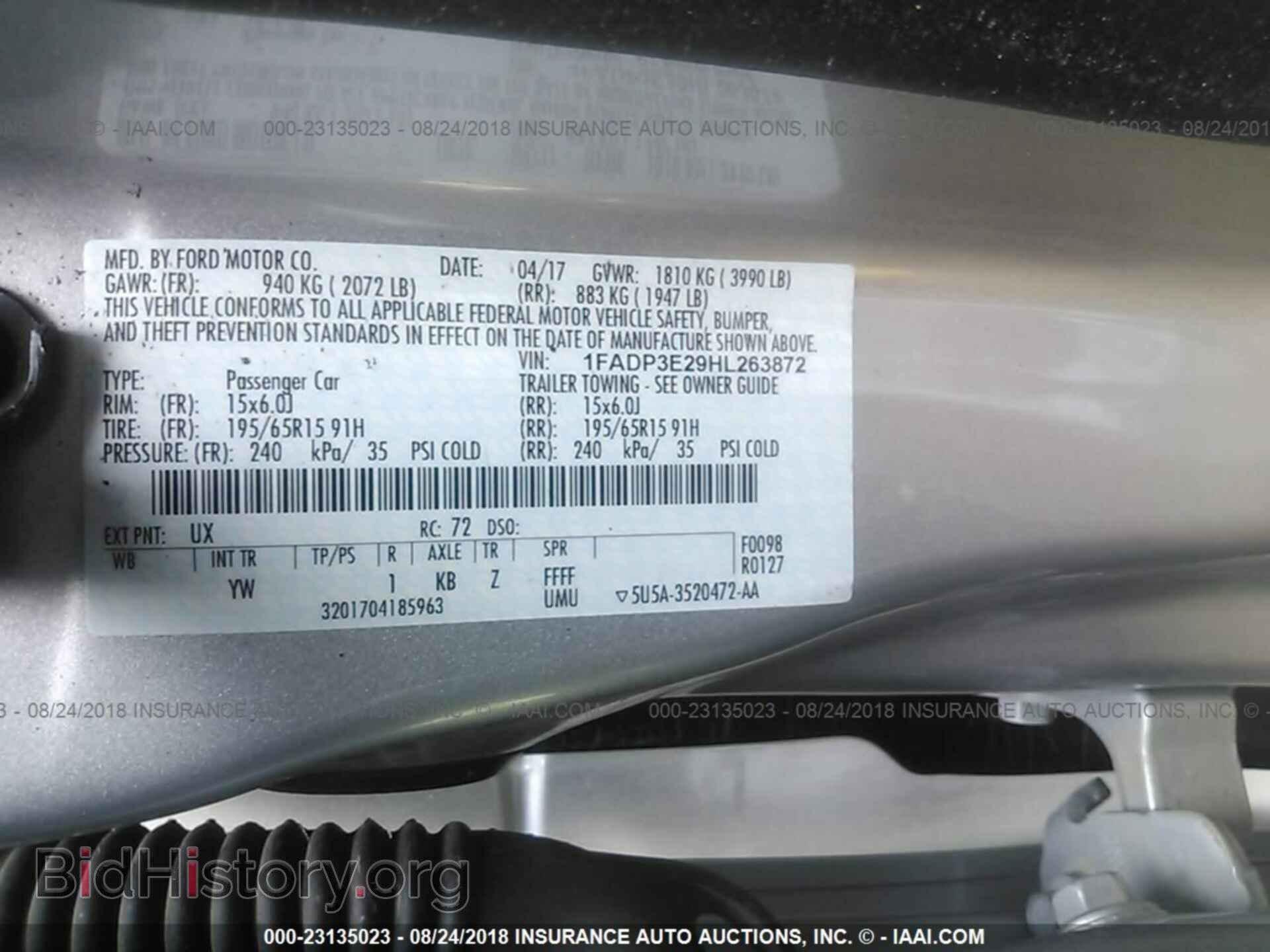 2017 Ford Focus - VIN: 1FADP3E29HL263872 - Photo 9
