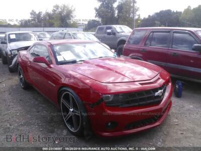 2011 Chevrolet CAMARO, red — VIN 2G1FE1ED9B9204536, IAAI