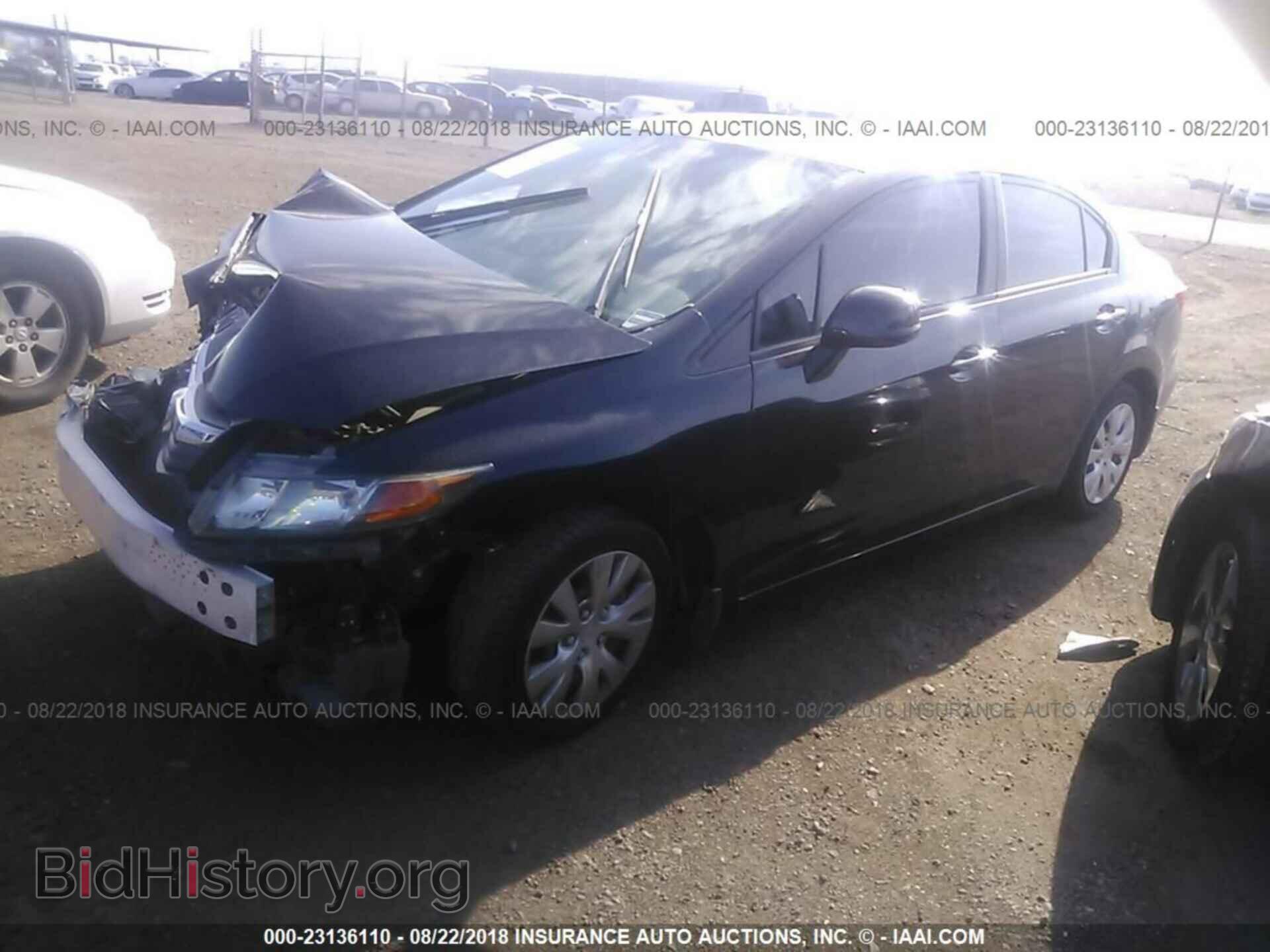 2012 Honda Civic - VIN: 2HGFB2F59CH609446 - Photo 2
