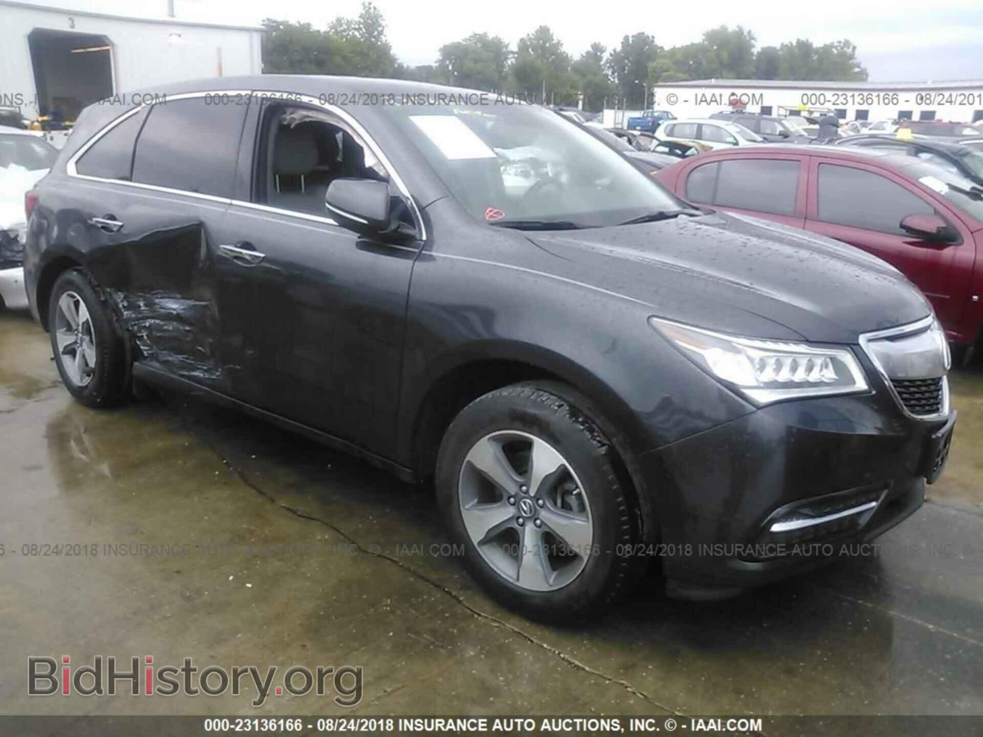 Фотография 5FRYD4H25EB042580 - Acura Mdx 2014