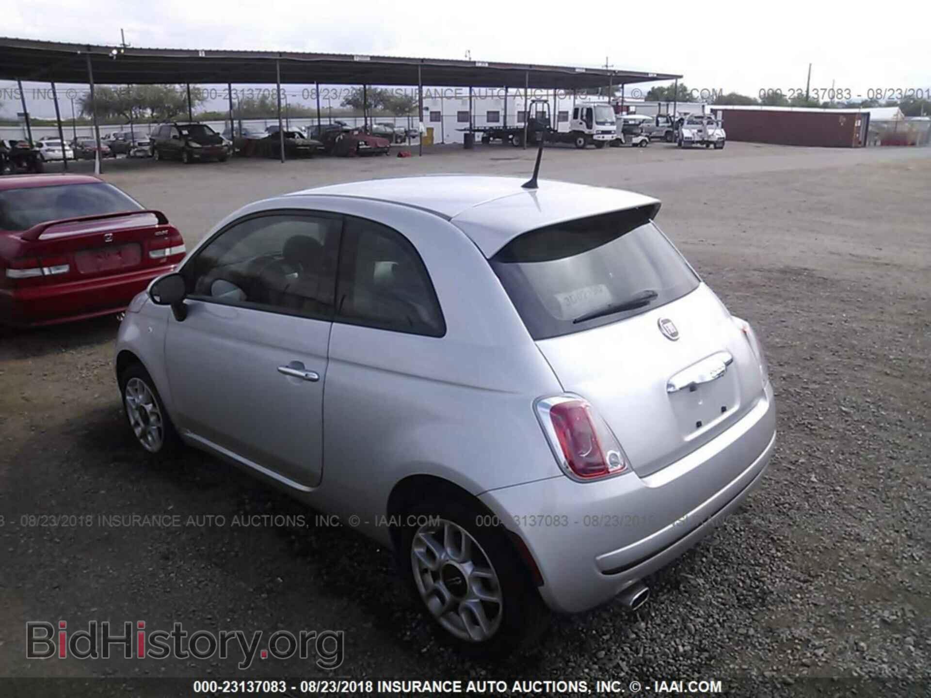 2013 Fiat 500 - VIN: 3C3CFFAR5DT754357 - Фото 3