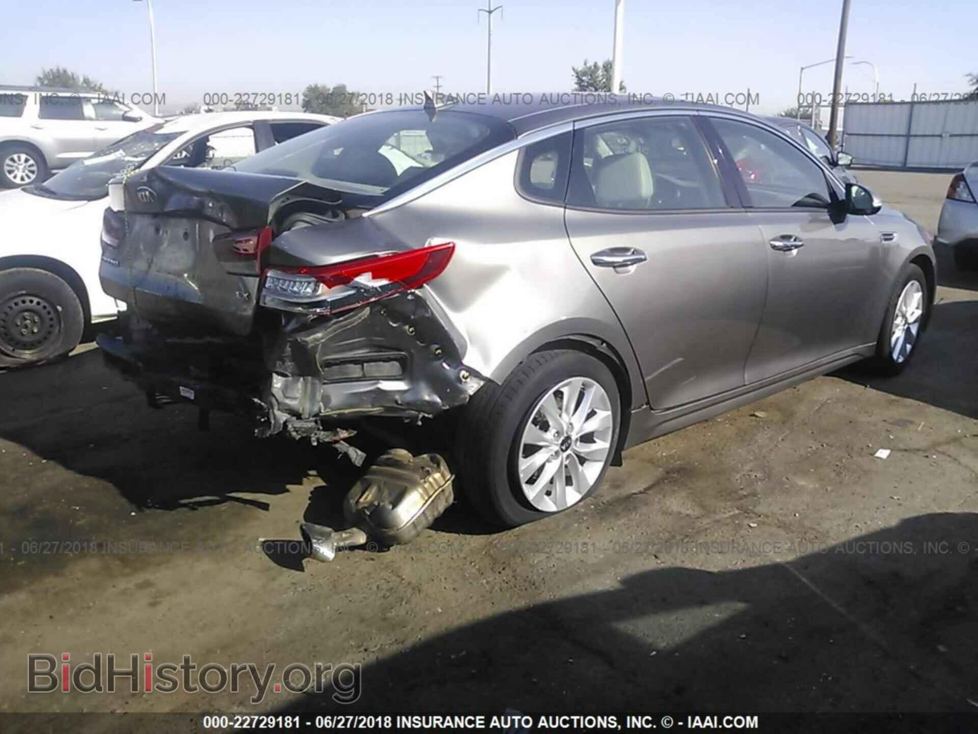 2016 KIA OPTIMA - VIN: 5XXGU4L32GG042906 - Photo 4