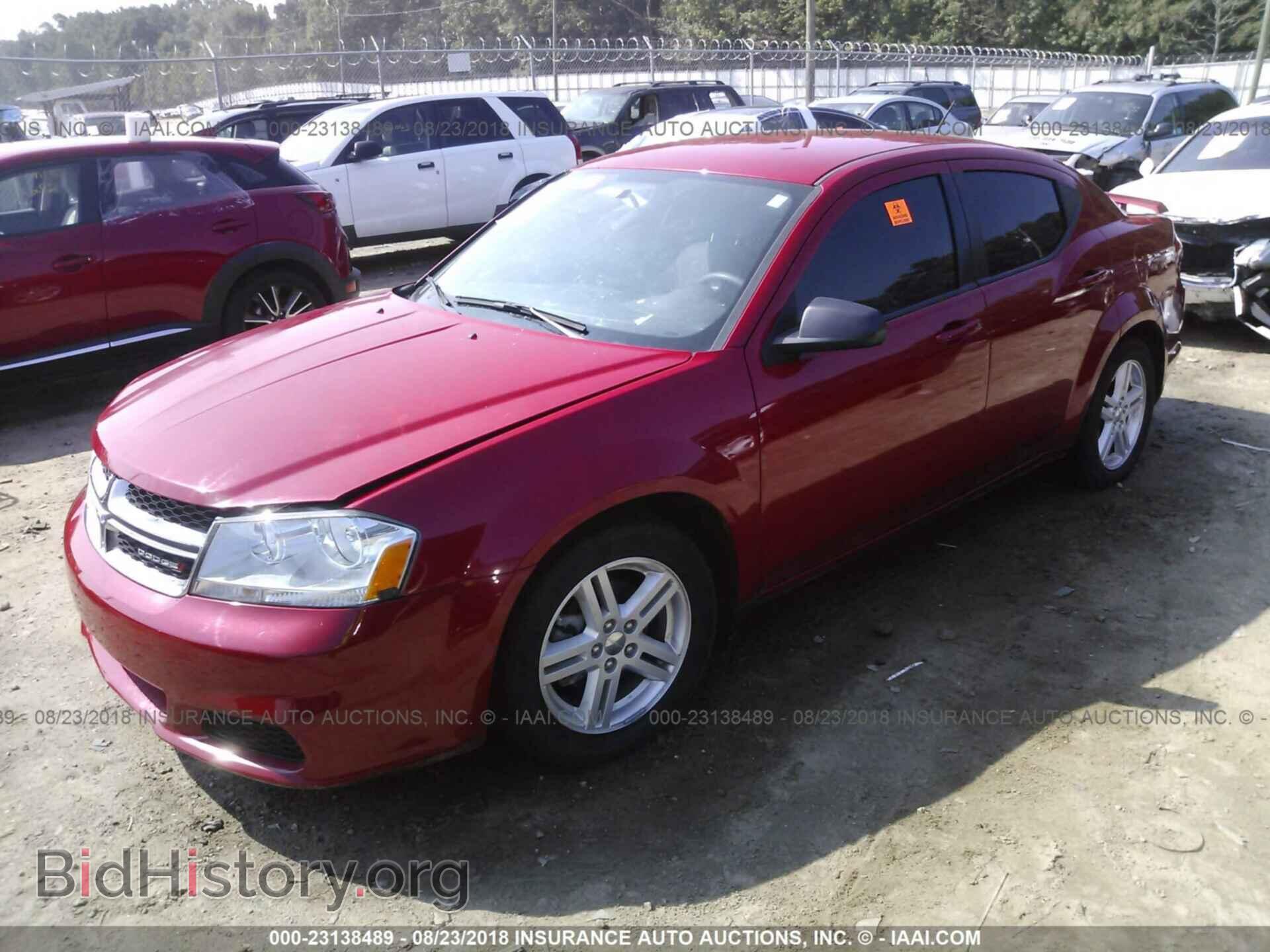 2013 Dodge Avenger - VIN: 1C3CDZAG2DN619780 - Фото 2