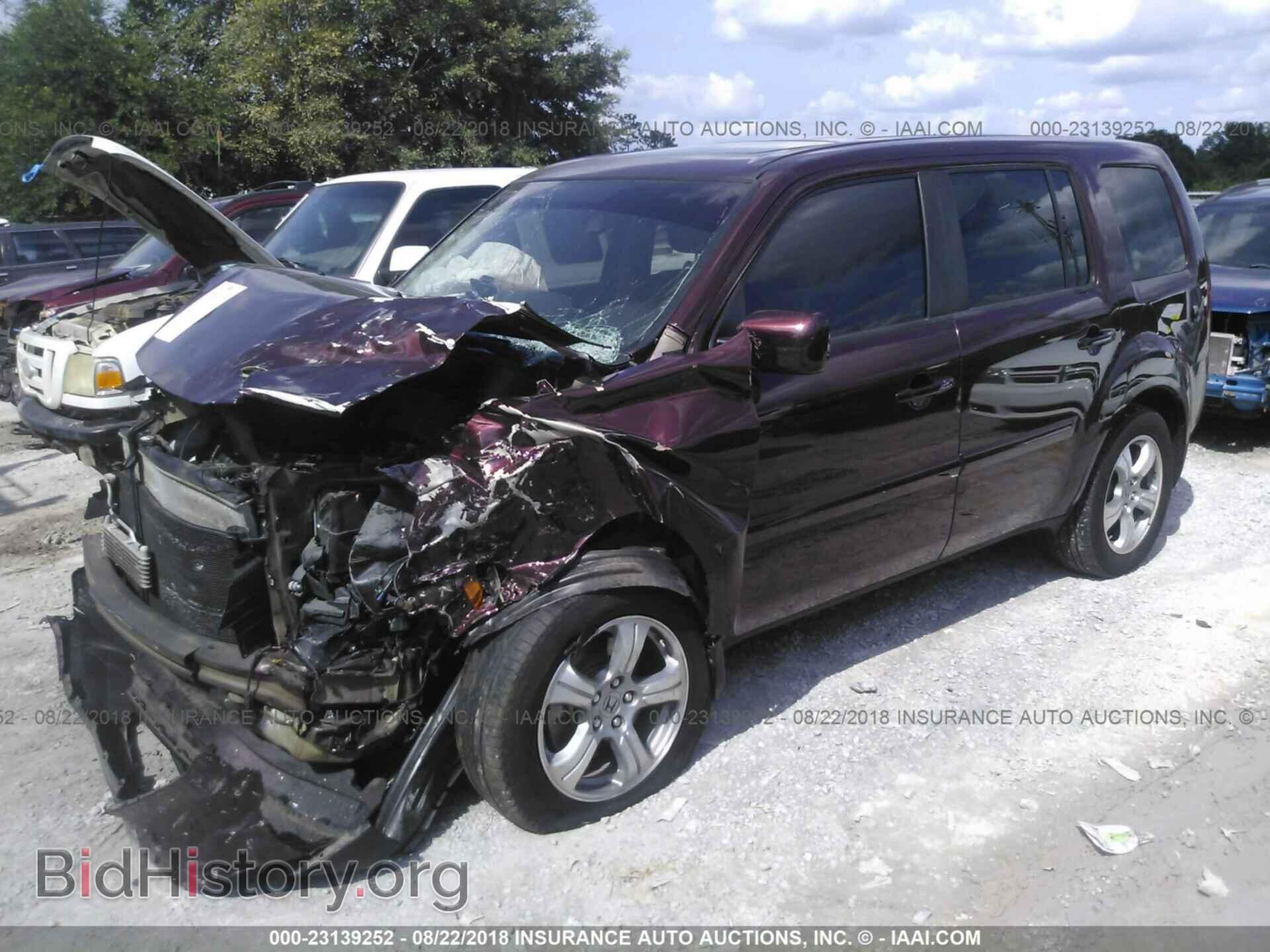 2013 Honda Pilot - VIN: 5FNYF4H59DB049522 - Фото 2
