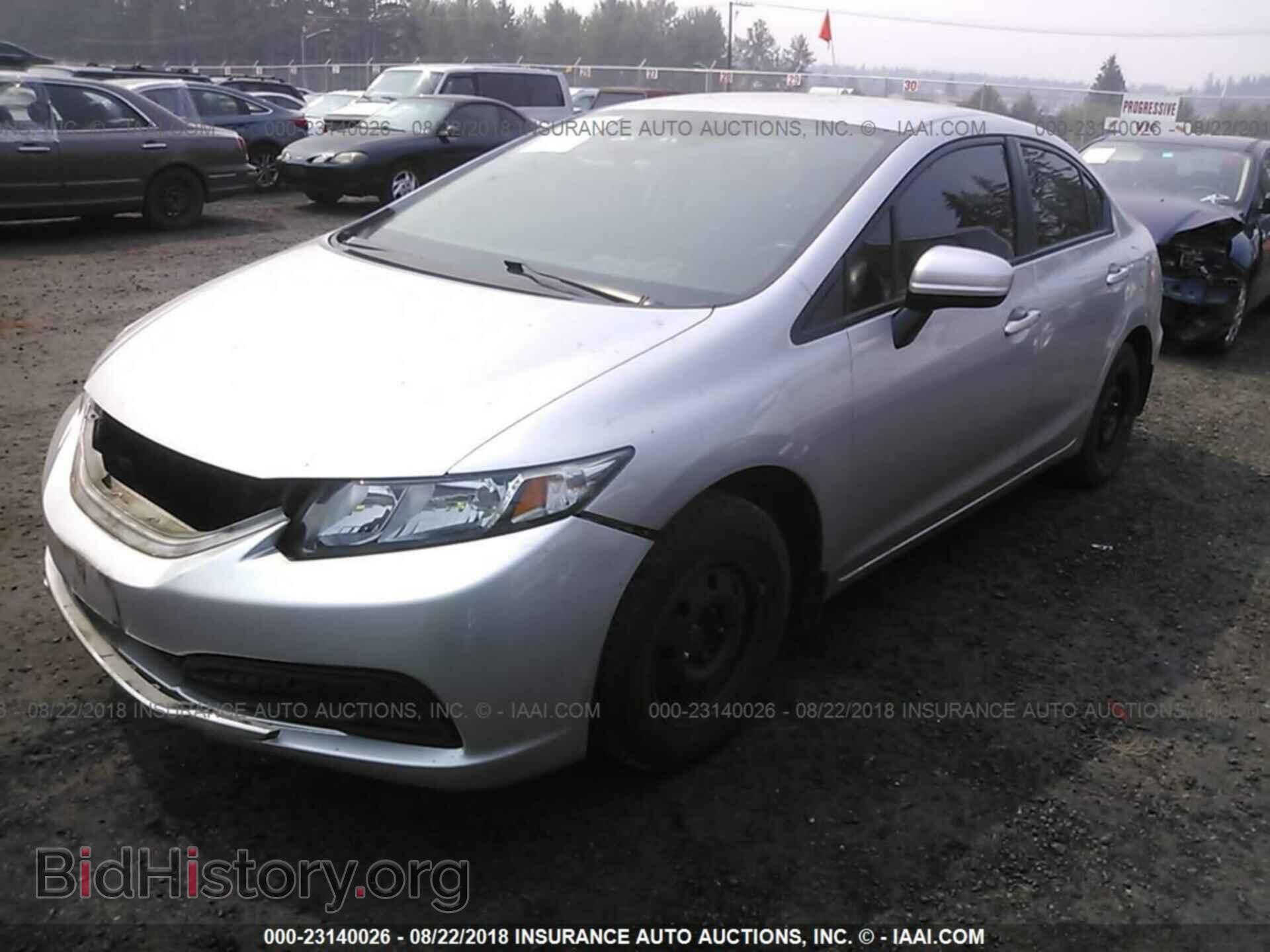 2014 Honda Civic - VIN: 19XFB2F55EE257138 - Фото 2