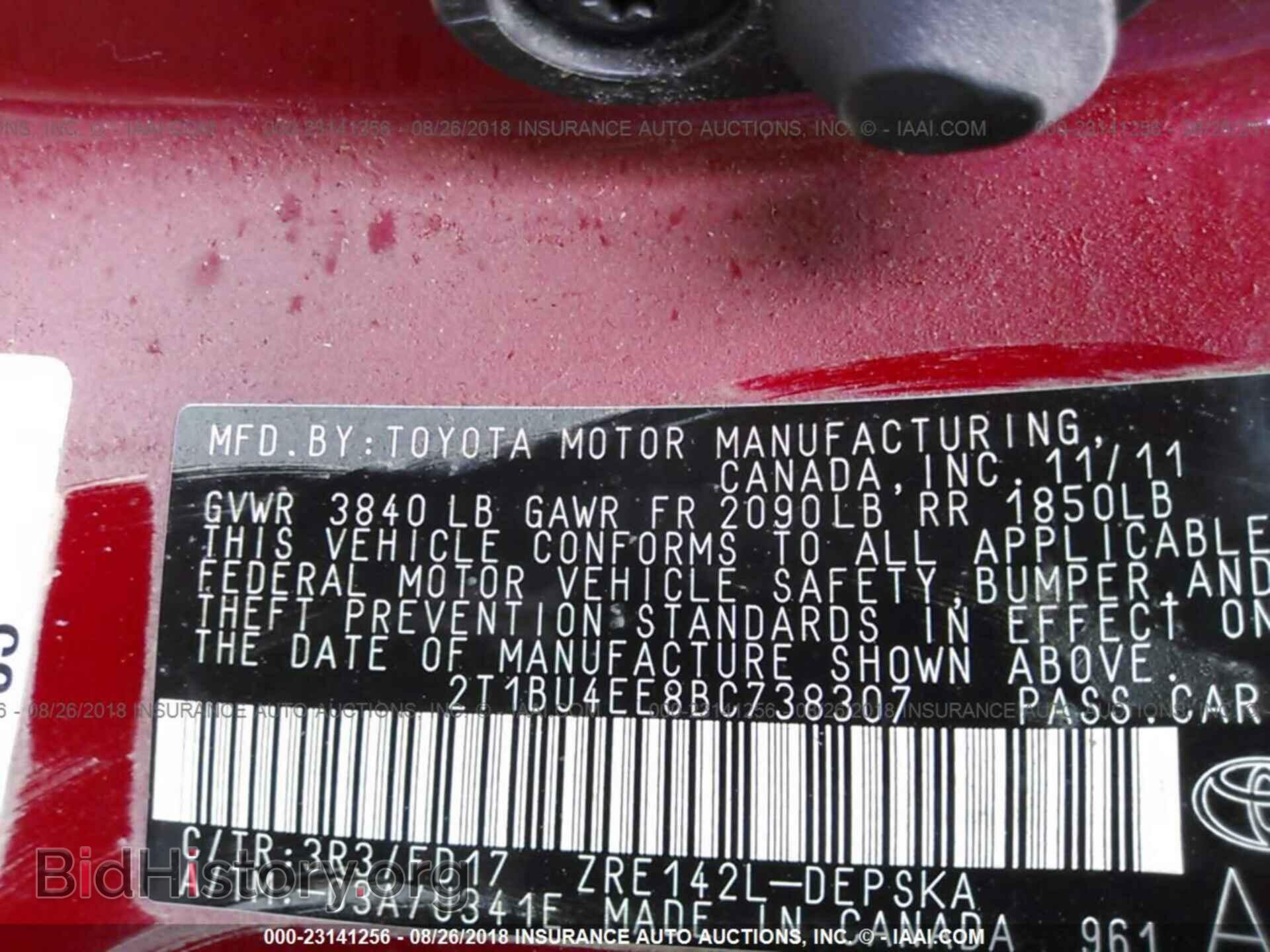 2011 Toyota Corolla - VIN: 2T1BU4EE8BC738307 - Photo 9