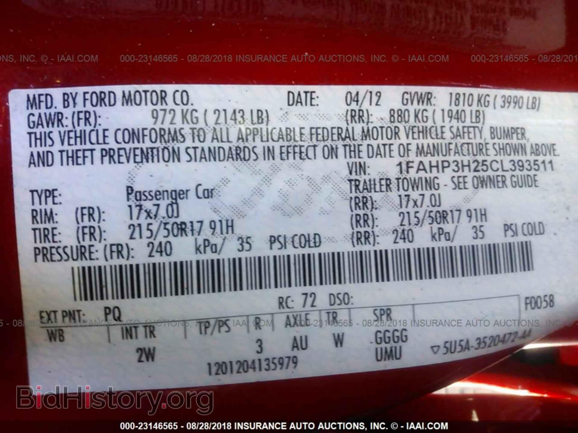 2012 Ford Focus - VIN: 1FAHP3H25CL393511 - Photo 9