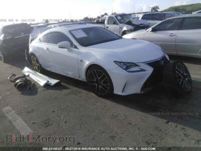 2016 Lexus RC, white — VIN JTHHE5BC9G5013589, IAAI