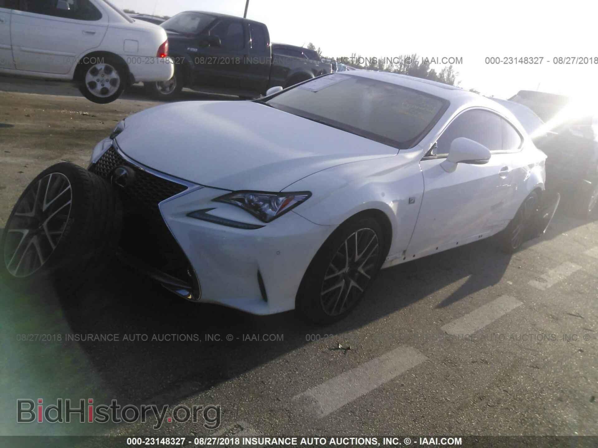 2016 Lexus Rc - VIN: JTHHE5BC9G5013589 - Фото 2