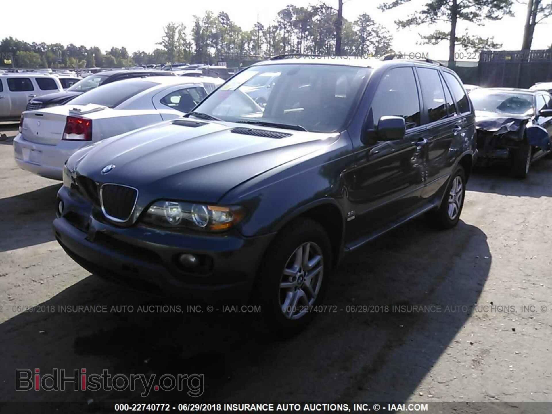 2005 BMW X5 - VIN: 5UXFA13545LY11406 - Фото 2