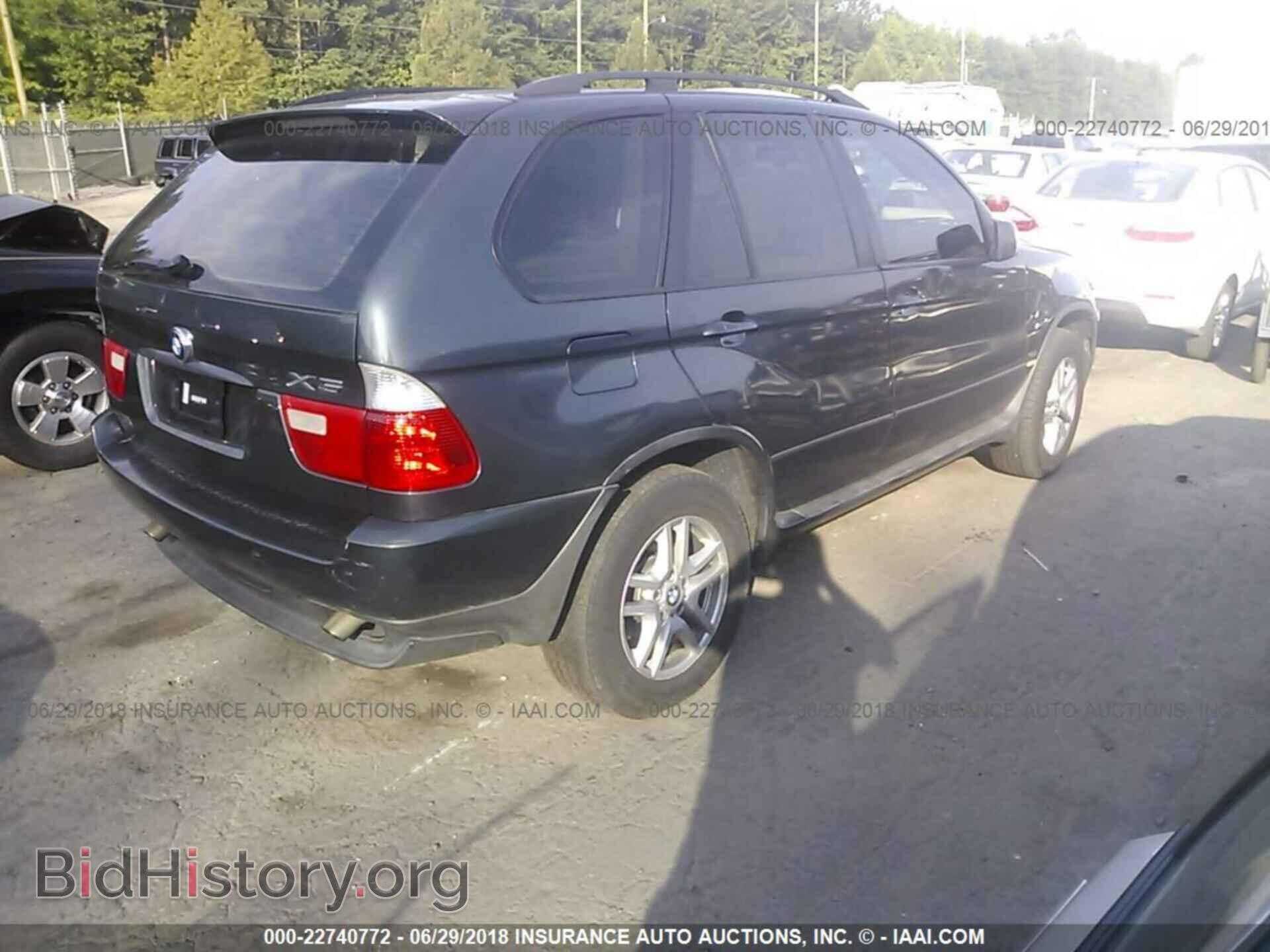 2005 BMW X5 - VIN: 5UXFA13545LY11406 - Фото 4