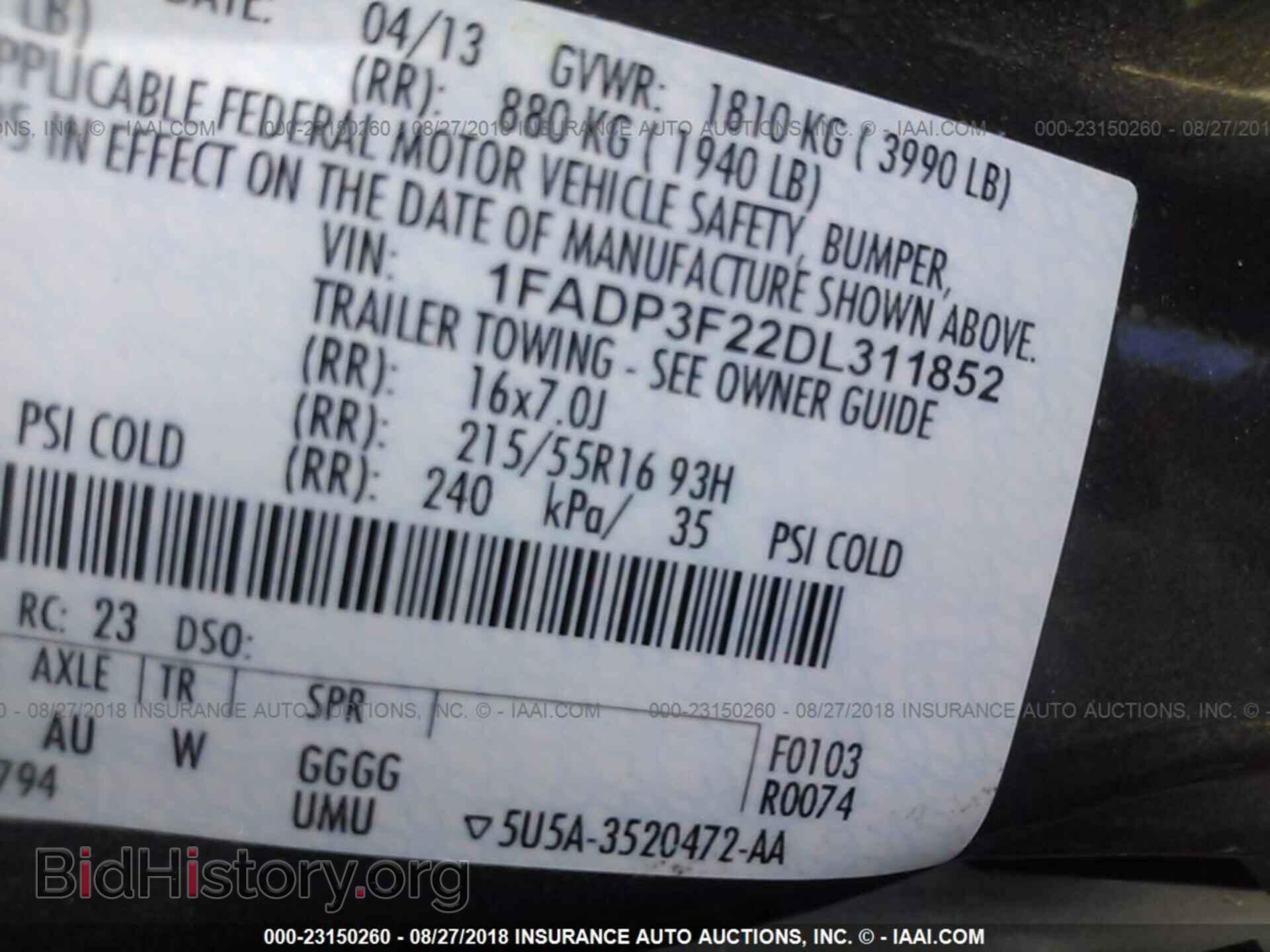 2013 Ford Focus - VIN: 1FADP3F22DL311852 - Photo 9