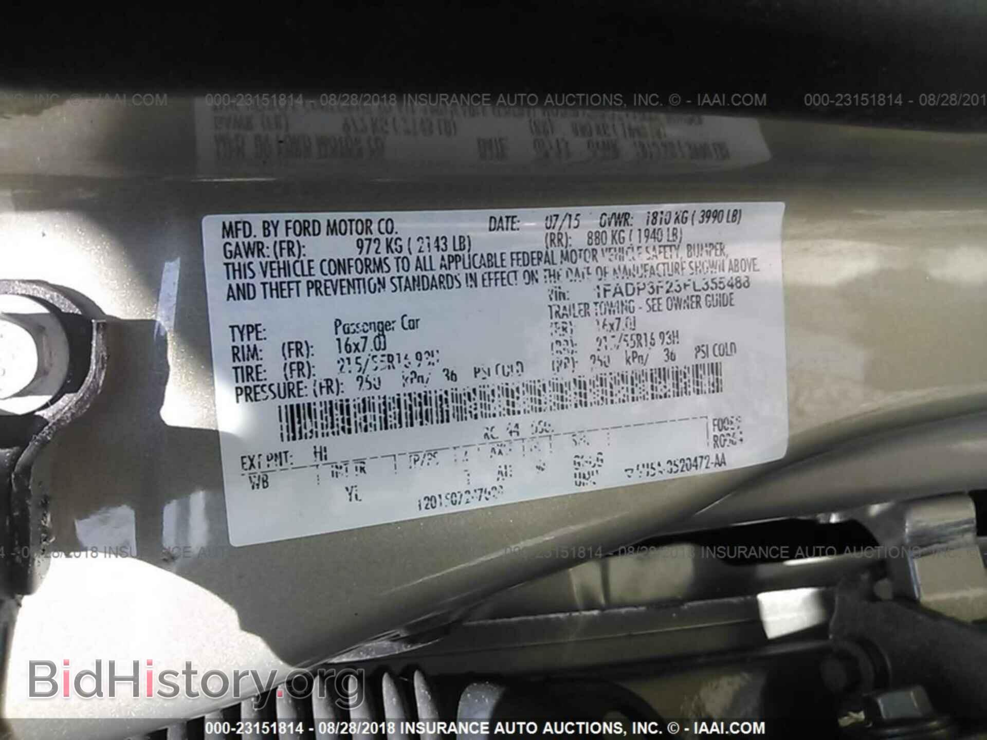 2015 Ford Focus - VIN: 1FADP3F23FL355488 - Photo 9