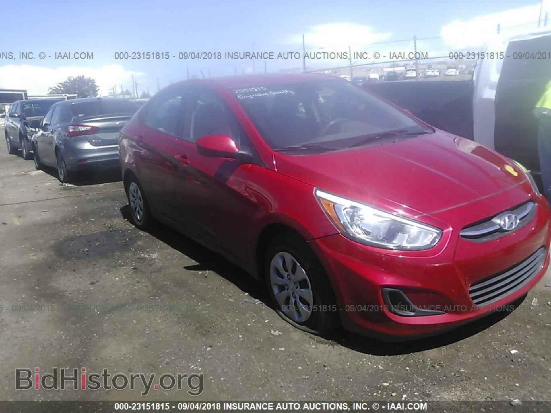 Фотография KMHCT4AE7GU997681 - HYUNDAI ACCENT 2016