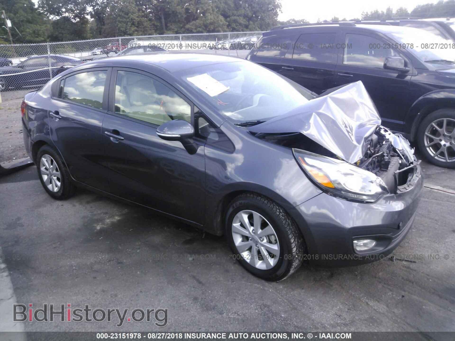 Фотография KNADN4A30D6141606 - Kia Rio 2013