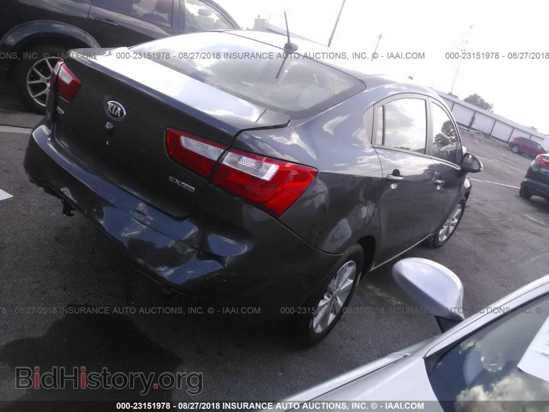 2013 Kia Rio - VIN: KNADN4A30D6141606 - Фото 4