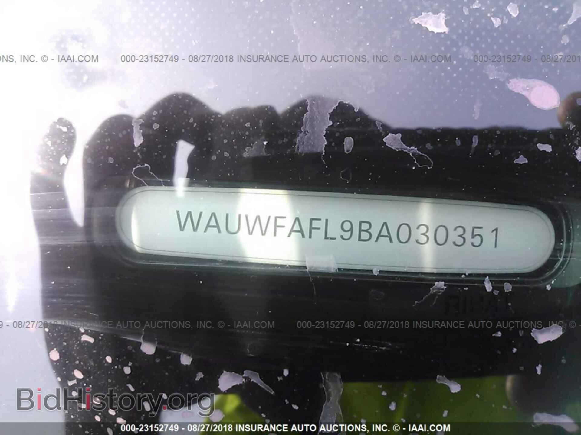 2011 Audi A4 - VIN: WAUWFAFL9BA030351 - Photo 9