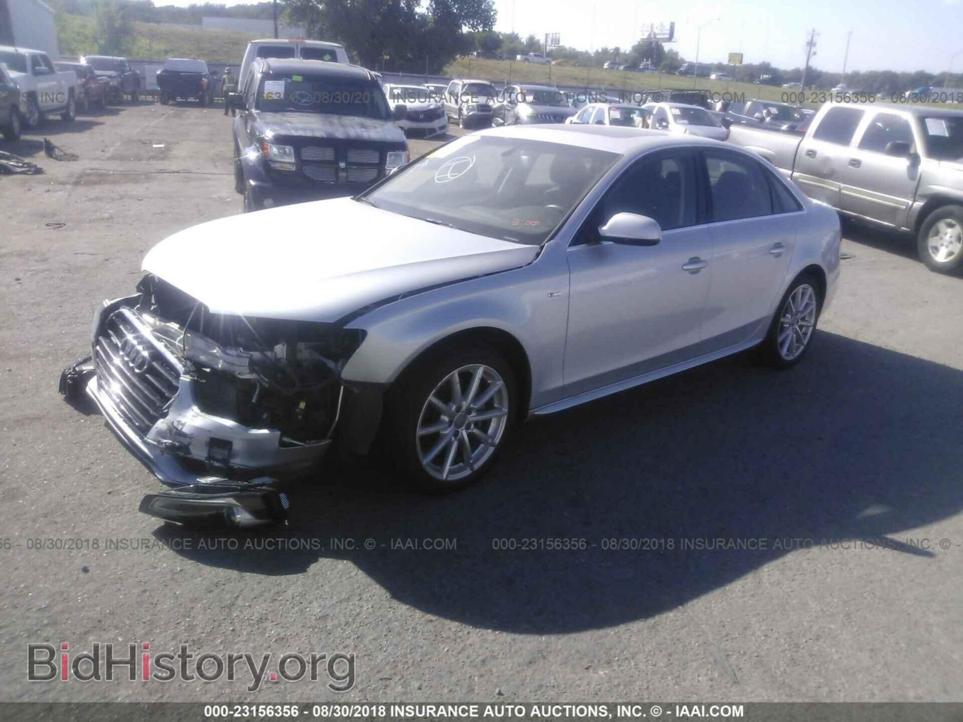 2014 Audi A4 - VIN: WAUFFAFL3EN033663 - Фото 2