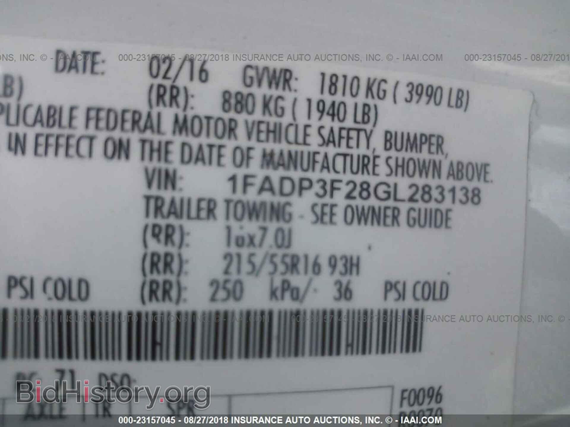 2016 Ford Focus - VIN: 1FADP3F28GL283138 - Photo 9