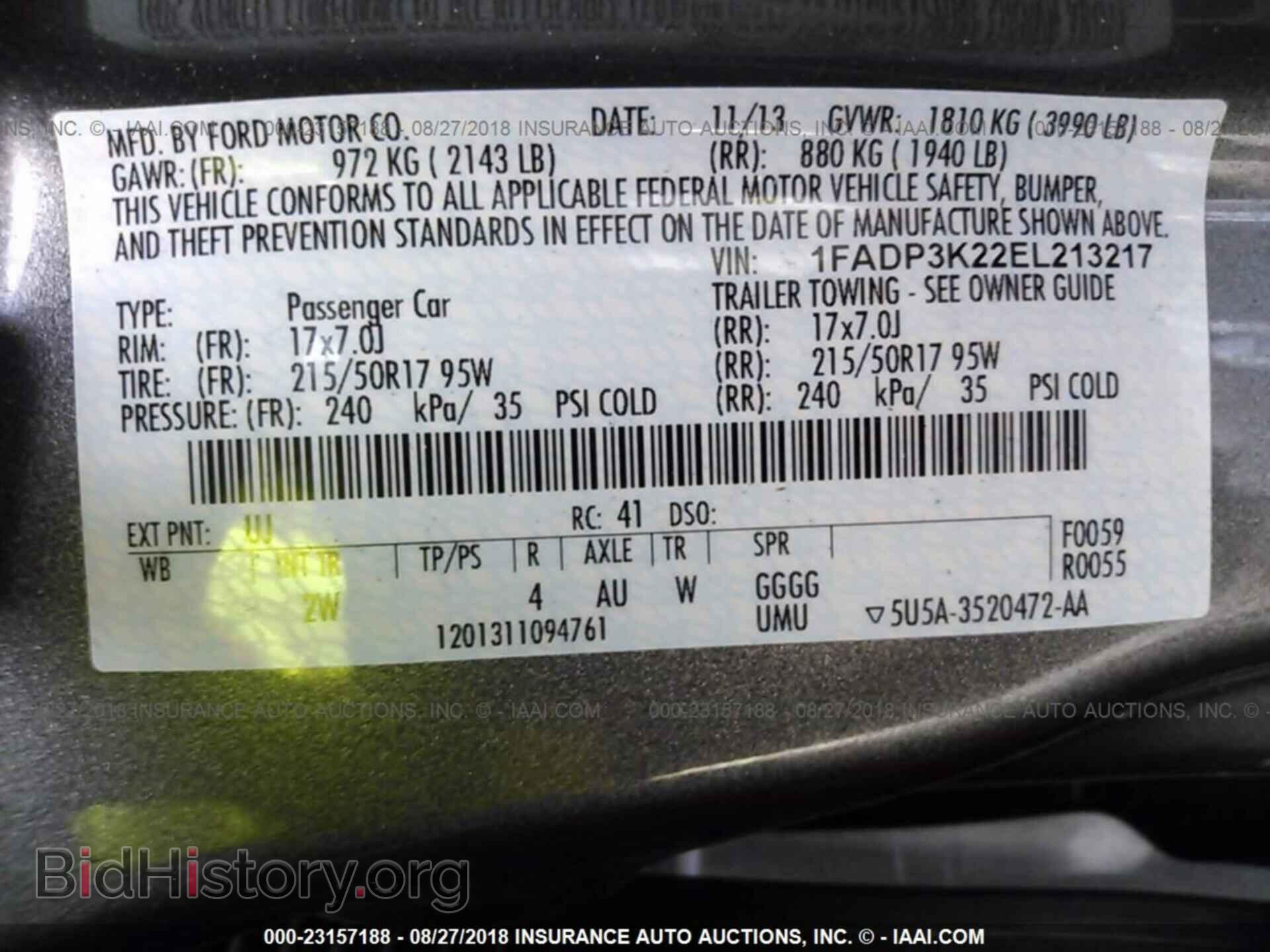2014 Ford Focus - VIN: 1FADP3K22EL213217 - Photo 9