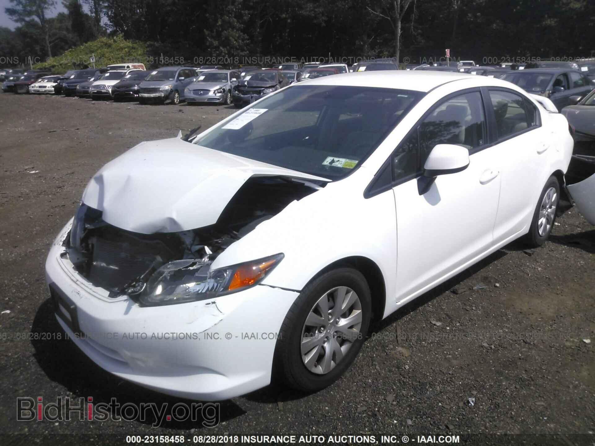 2012 Honda Civic - VIN: 19XFB2F5XCE348161 - Фото 2