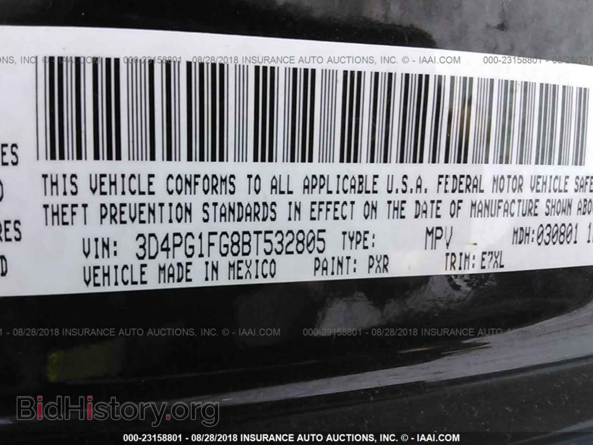 2011 Dodge Journey - VIN: 3D4PG1FG8BT532805 - Фото 9