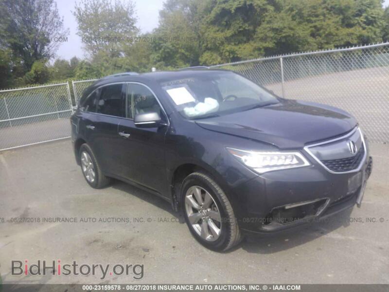 2014 Acura MDX (VIN 5FRYD4H89EB031019) — фото 1 из 10, IAAI, повреждение: передняя часть
