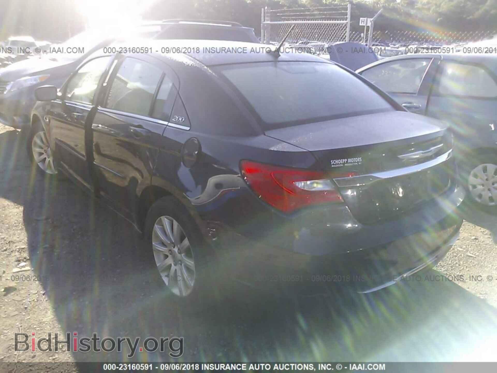 2012 Chrysler 200 - VIN: 1C3CCBBB3CN204933 - Фото 3