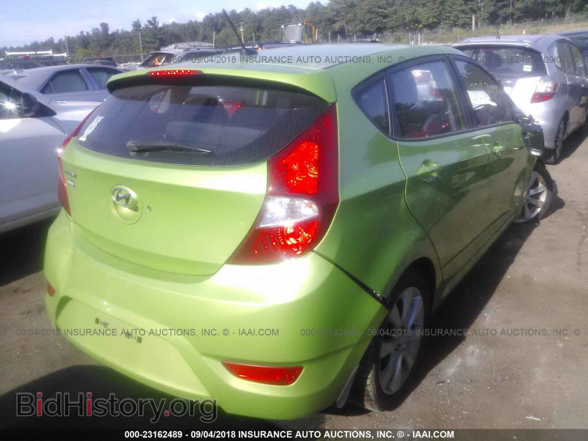 2013 HYUNDAI ACCENT - VIN: KMHCU5AE8DU064841 - Фото 4