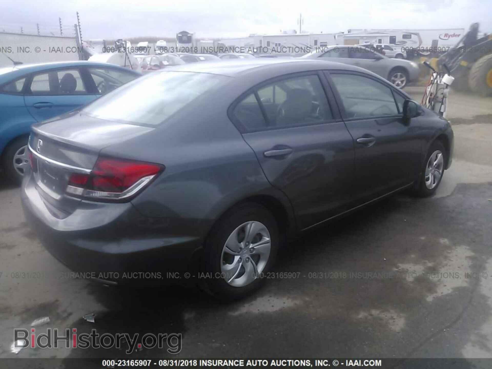 2013 Honda Civic - VIN: 2HGFB2F50DH502609 - Фото 4