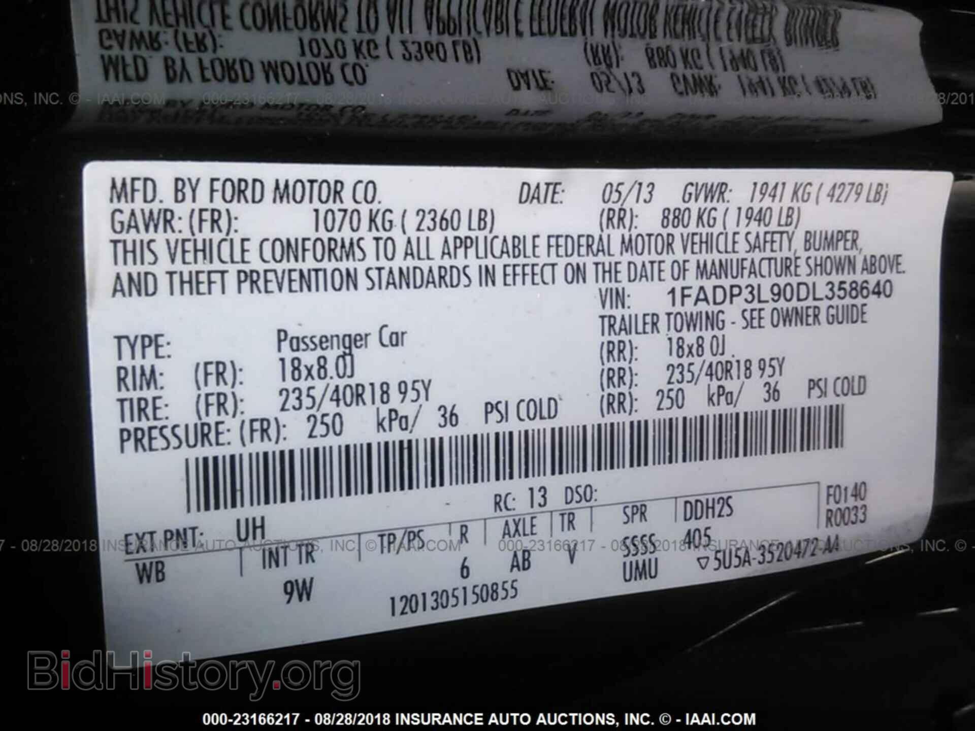 2013 Ford Focus - VIN: 1FADP3L90DL358640 - Фото 9