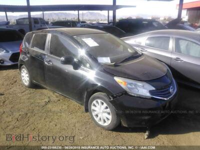 2014 Nissan VERSA NOTE, black — VIN 3N1CE2CP1EL421855, IAAI