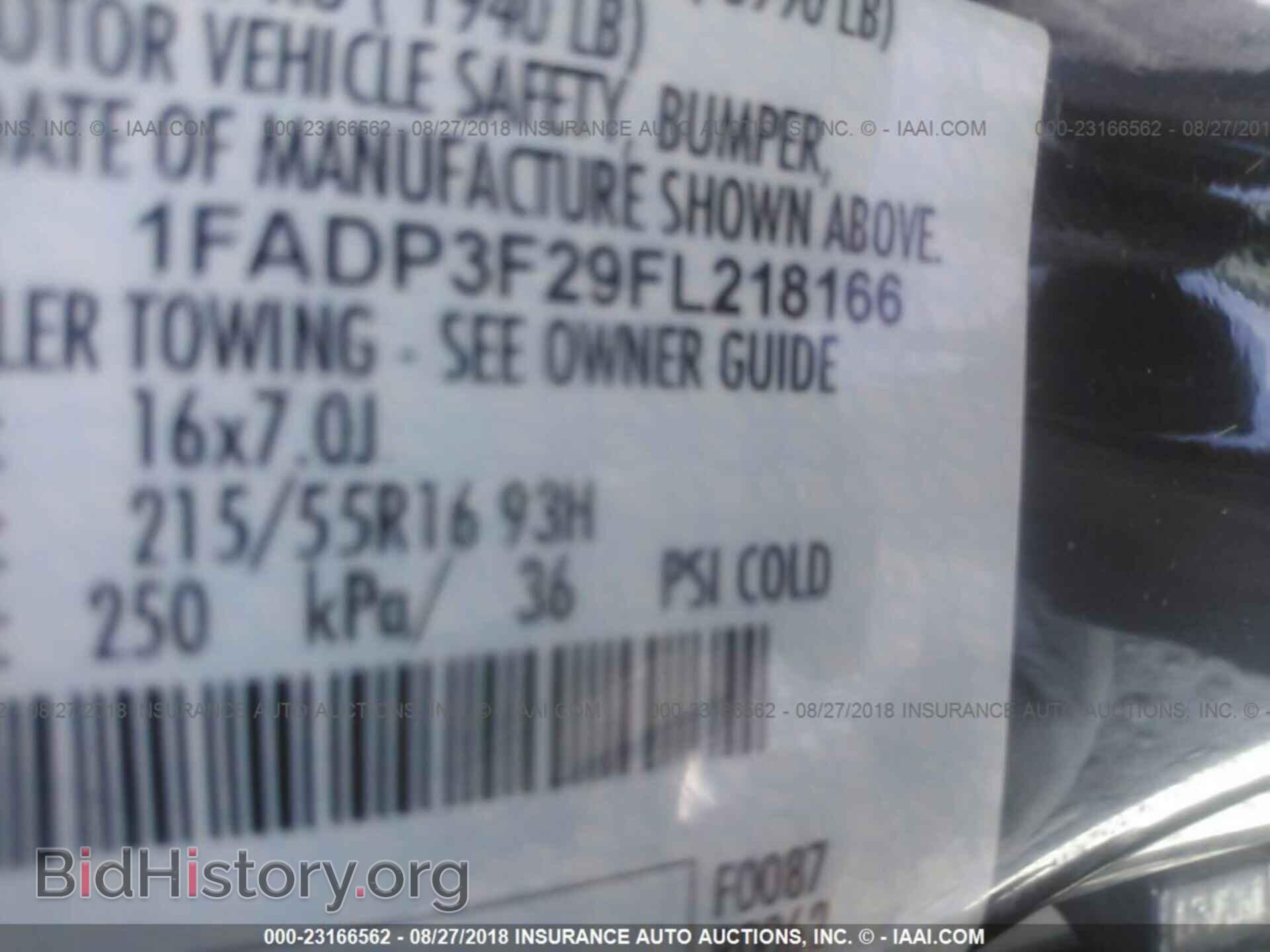 2015 FORD FOCUS - VIN: 1FADP3F29FL218166 - Photo 9