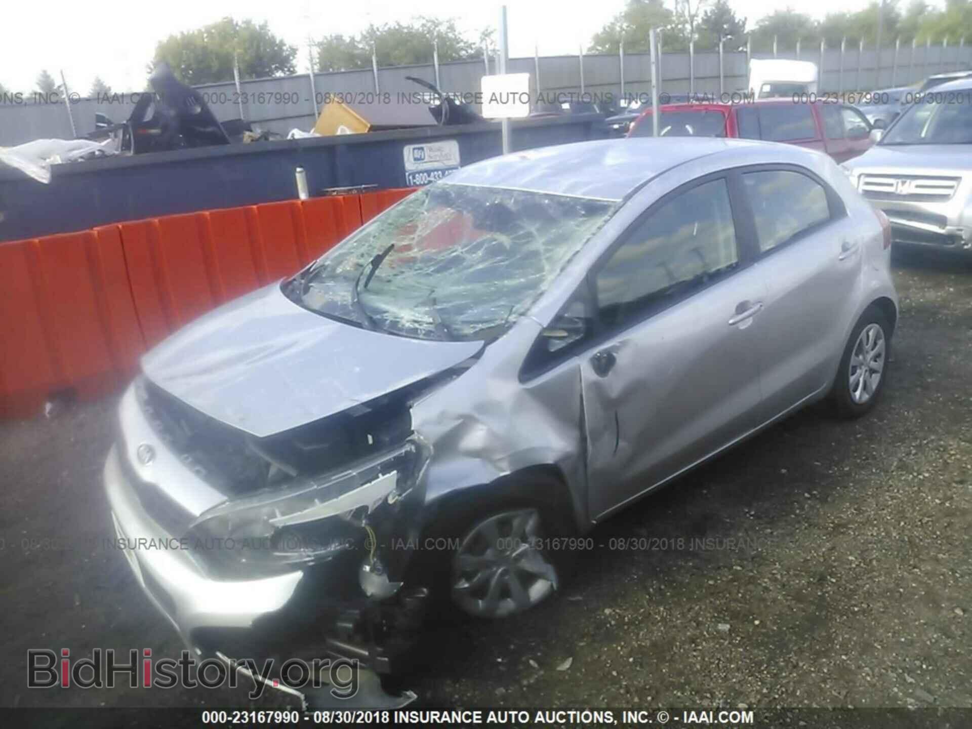 2013 KIA RIO - VIN: KNADM5A31D6186904 - Фото 2