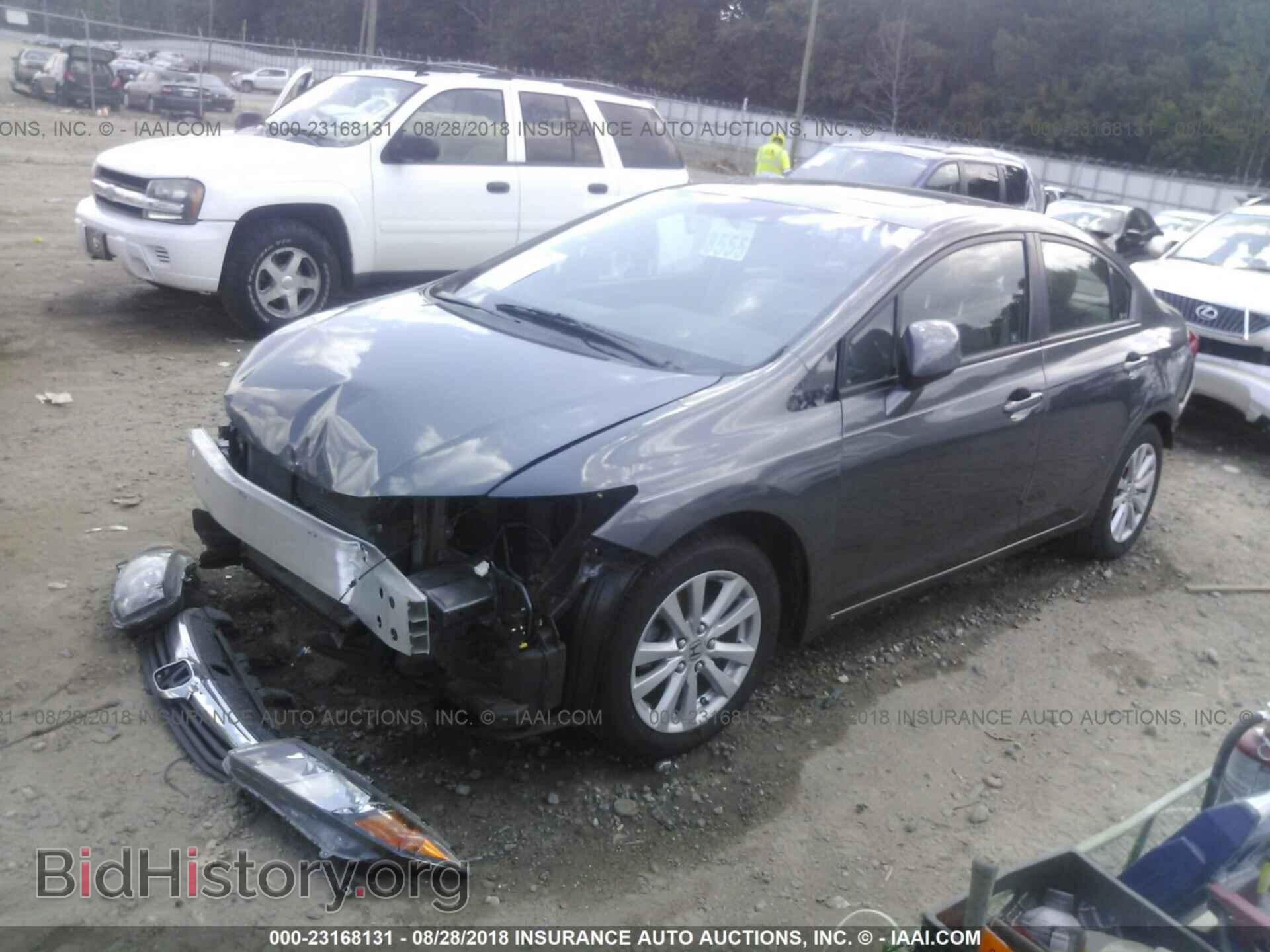 2012 Honda Civic - VIN: 19XFB2F80CE021875 - Фото 2