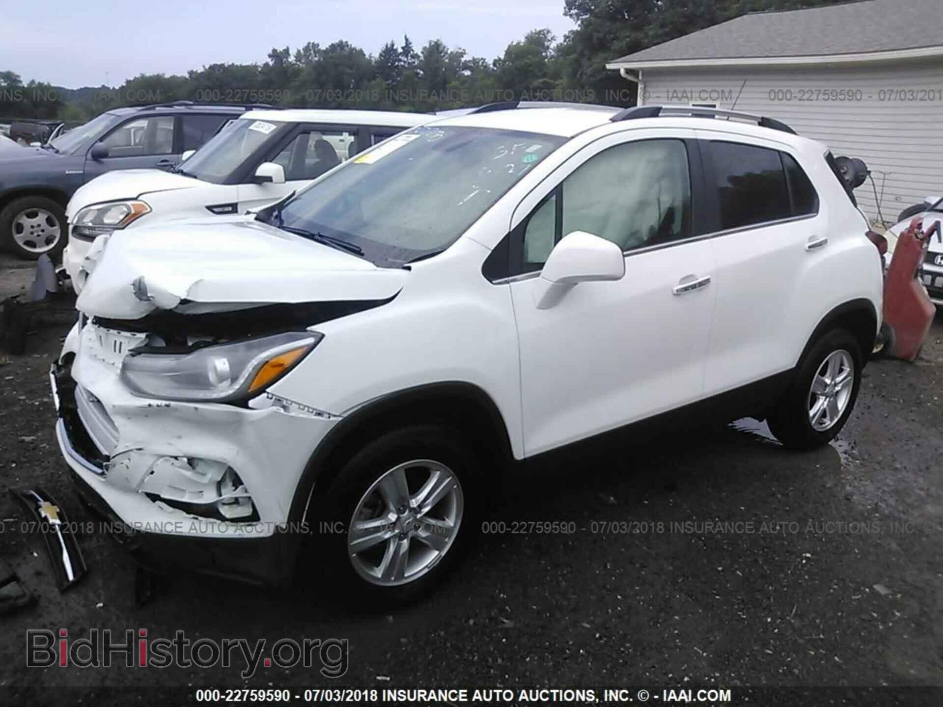 2018 CHEVROLET TRAX - VIN: KL7CJPSB2JB540616 - Фото 2