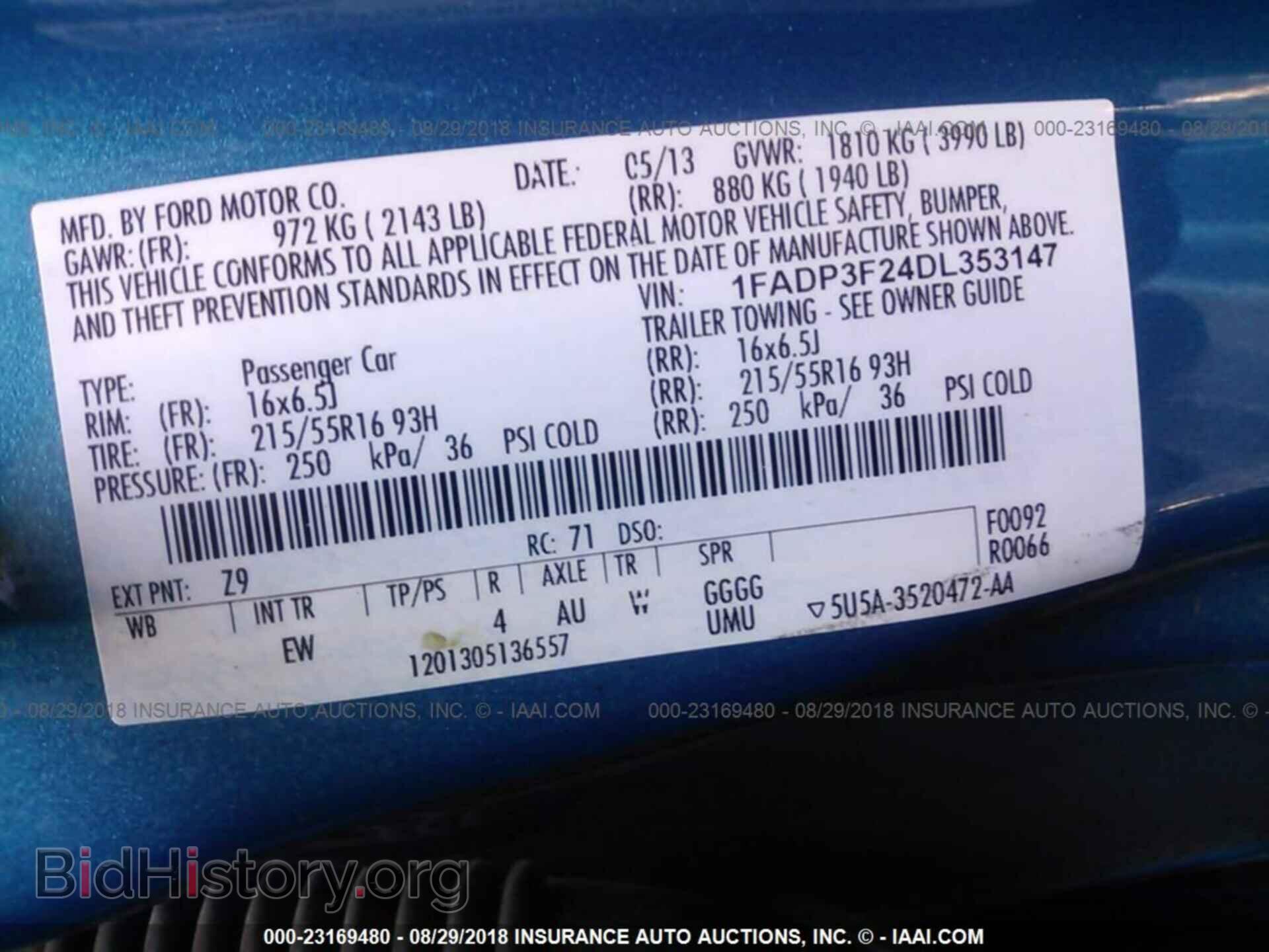 2013 Ford Focus - VIN: 1FADP3F24DL353147 - Photo 9