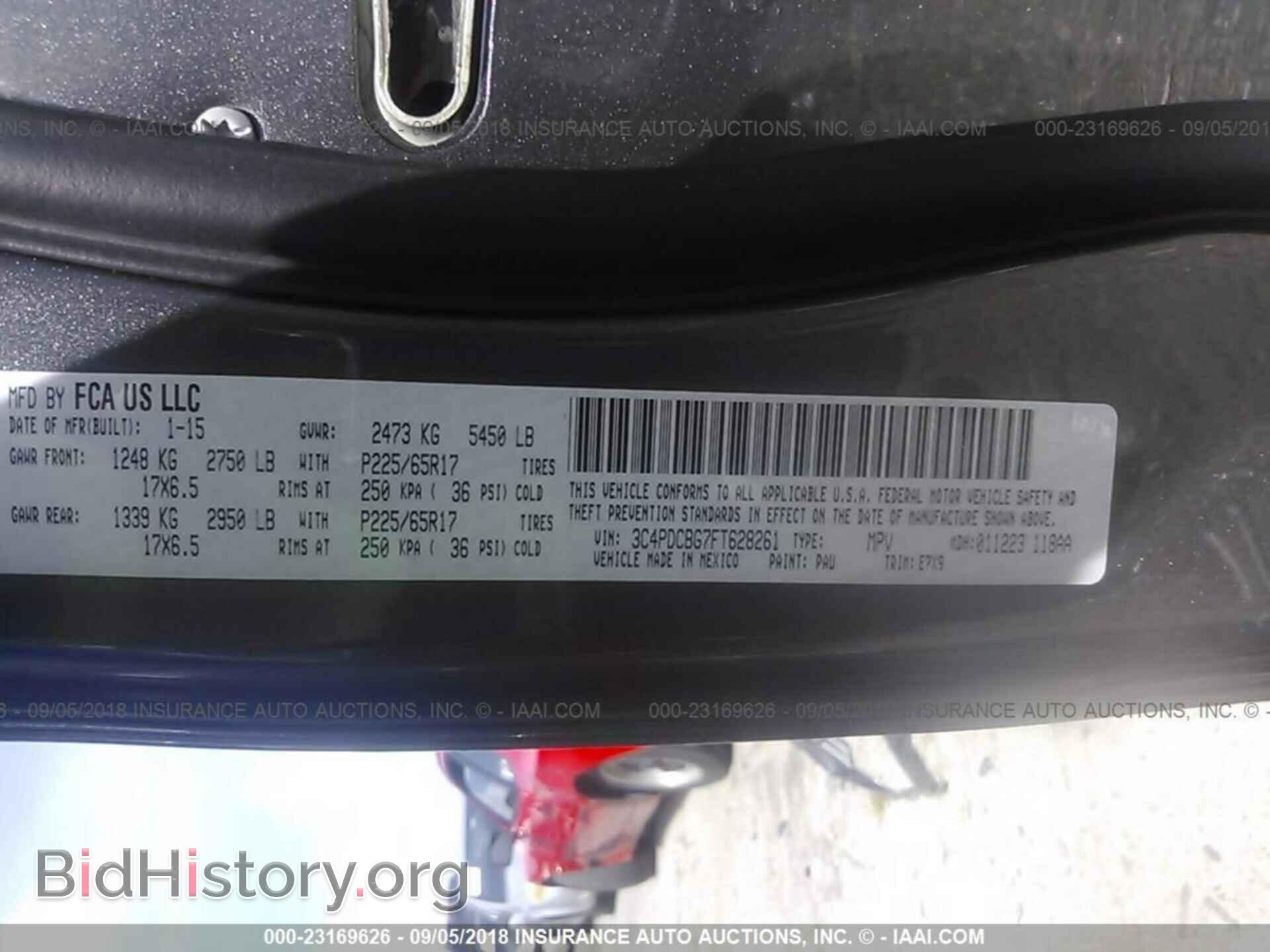 2015 Dodge Journey - VIN: 3C4PDCBG7FT628261 - Photo 9