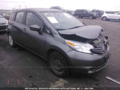 2016 Nissan VERSA NOTE, серый — VIN 3N1CE2CP1GL354077, IAAI