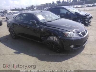 2011 Lexus IS, черный — VIN JTHFE2C26B2506085, IAAI