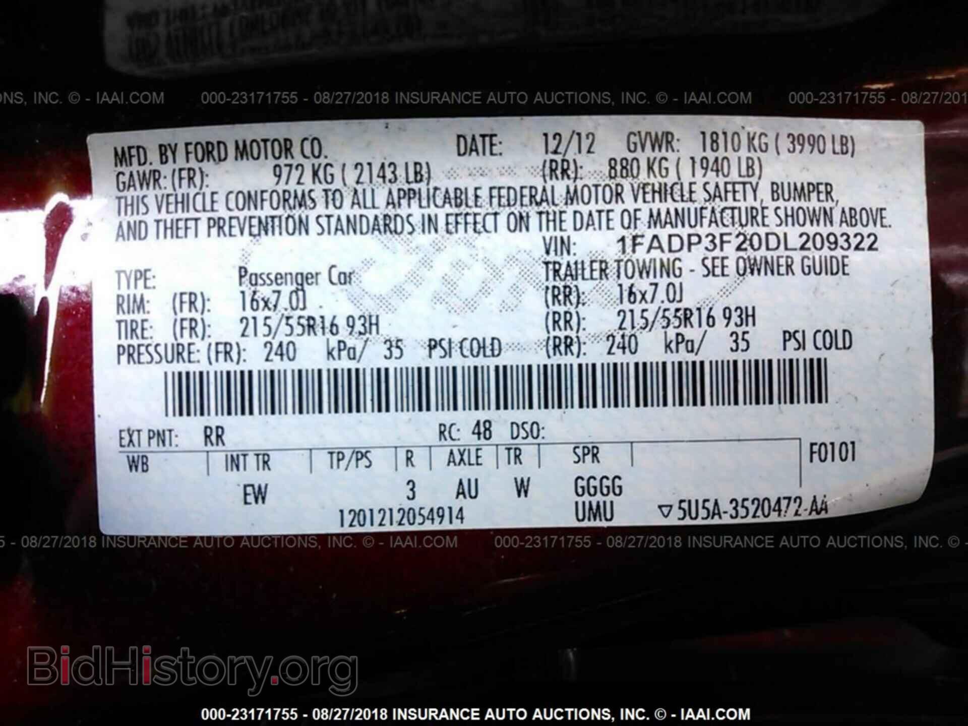 2013 Ford Focus - VIN: 1FADP3F20DL209322 - Photo 9