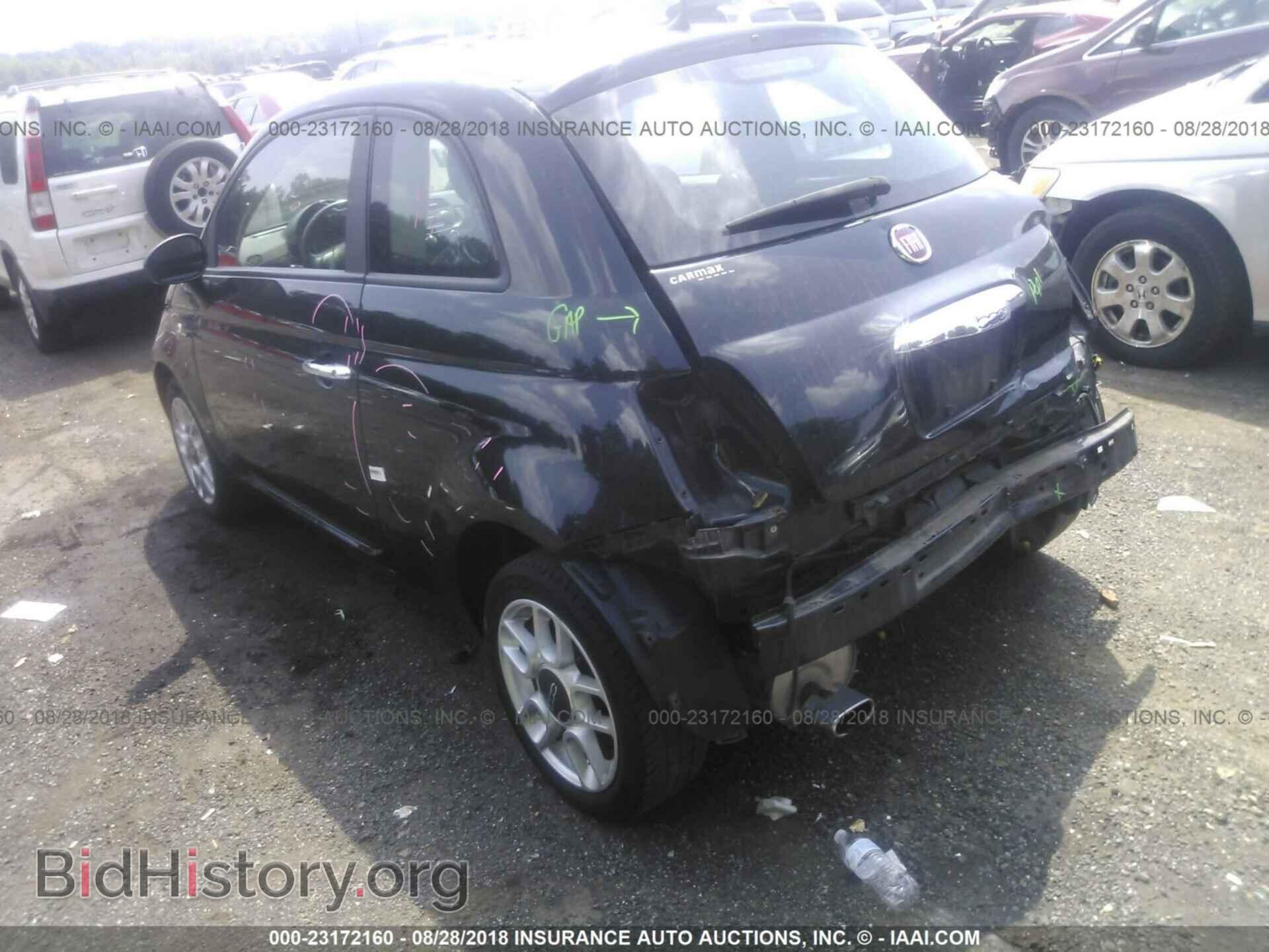 2012 Fiat 500 - VIN: 3C3CFFAR2CT304115 - Фото 3