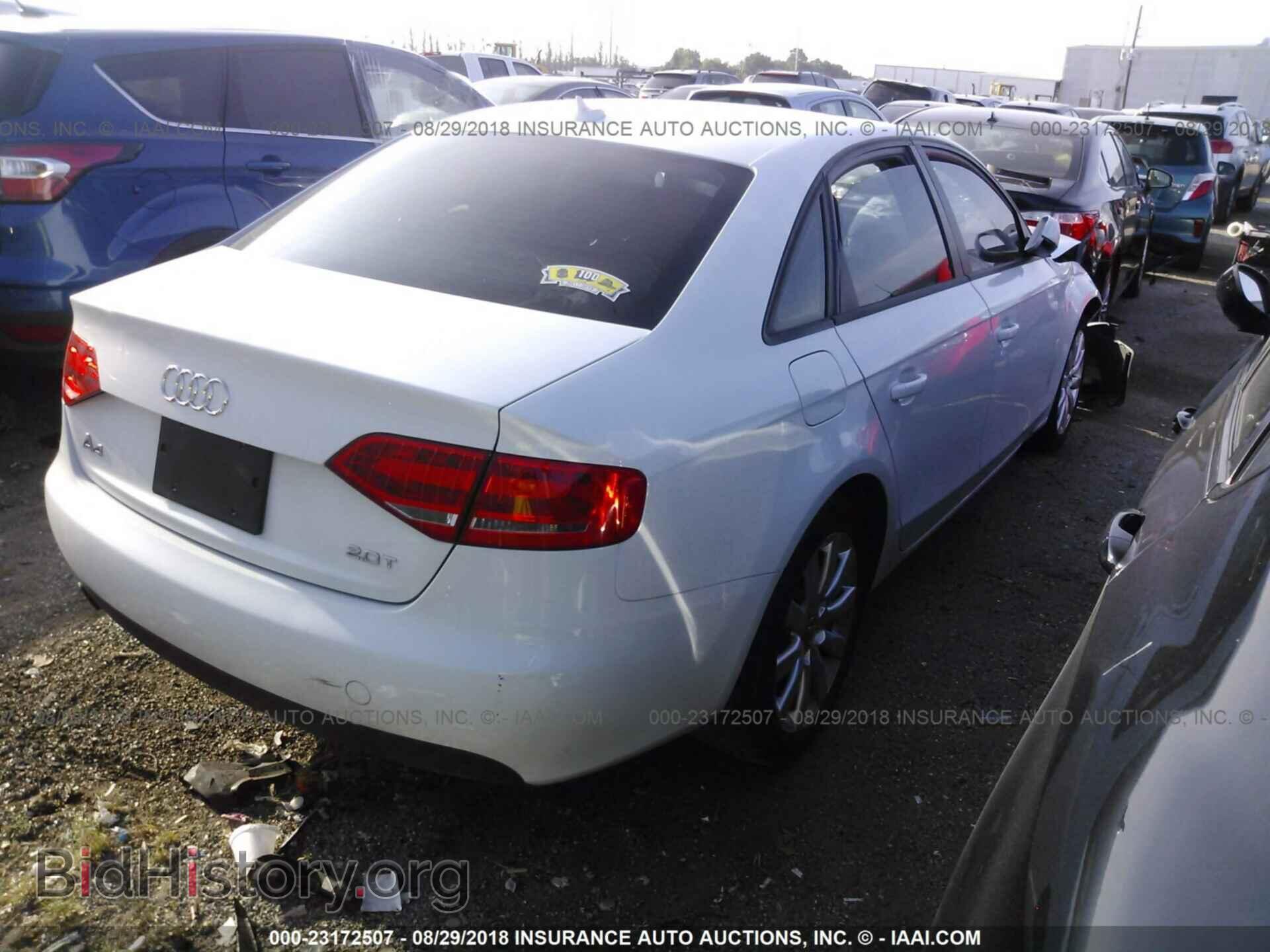 2012 Audi A4 - VIN: WAUAFAFL1CA118600 - Photo 4